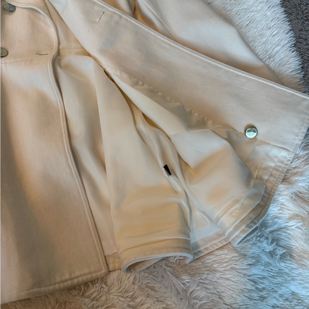 Apt. 9 Cream Double-Breasted Coat - Picture 12 of 14